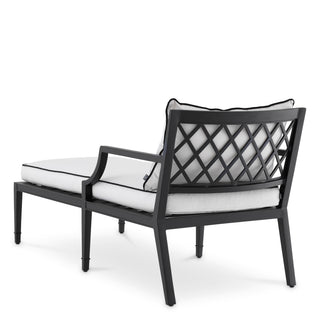 Outdoor Daybed Bella Vista black sunbrella canvas