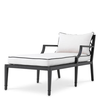 Outdoor Daybed Bella Vista black sunbrella canvas