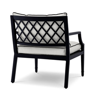 Outdoor Chair Bella Vista black sunbrella canvas
