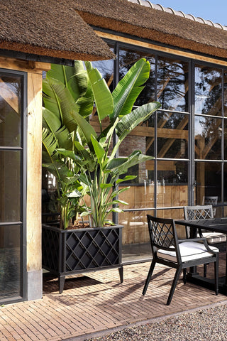 Outdoor Planter Ocean Club black