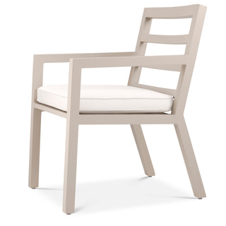 Outdoor Dining Chair Delta sand sunbrella canvas