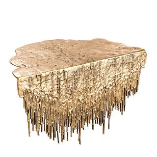 Table Object Grove polished brass