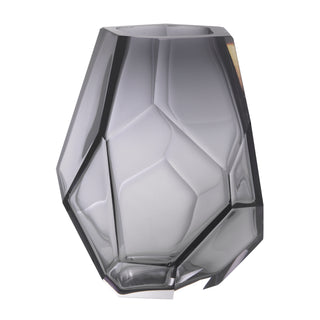 Vase Martina grey glass