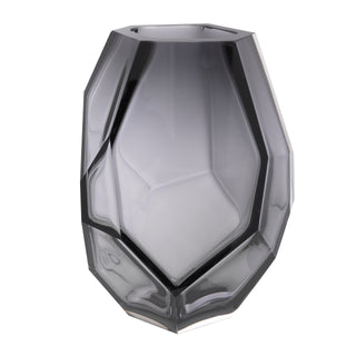 Vase Martina grey glass