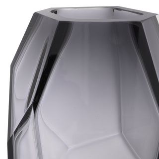 Vase Martina grey glass