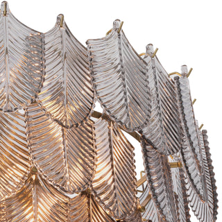 Chandelier Verbier S light brushed brass finish
