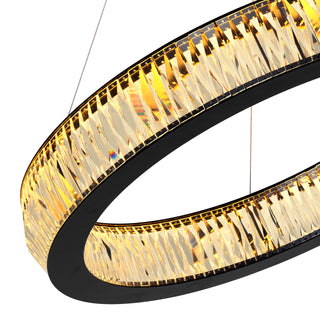 Chandelier Vancouver black finish L