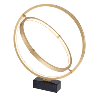 Table Lamp Cassini antique brass finish