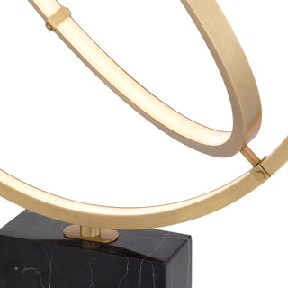 Table Lamp Cassini antique brass finish
