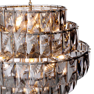 Chandelier Amazone L smoke glass