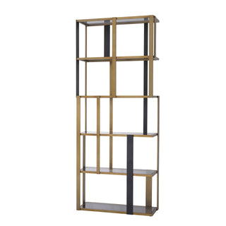 Cabinet Clio brushed brass finish