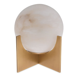 Table Lamp Scorpios S antique brass finish alabaster
