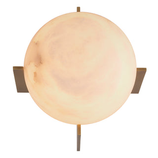 Table Lamp Scorpios S antique brass finish alabaster