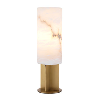 Table Lamp Giorgina antique brass finish alabaster
