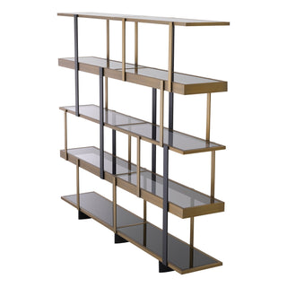Cabinet Mercure brushed brass finish