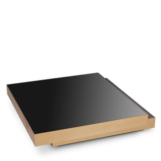 Coffee Table Shelton brushed brass finish