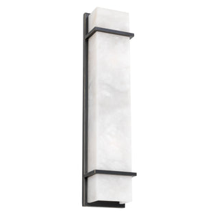 Wall Lamp Spike L bronze highlight finish alabaster