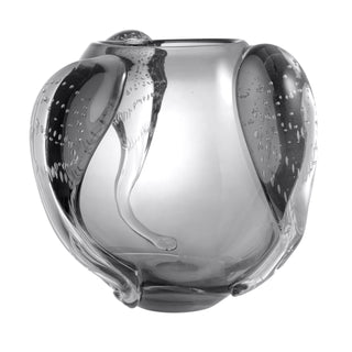 Vase Sianluca L grey glass