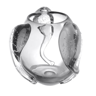 Vase Sianluca L grey glass