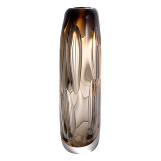 Vase Sianni L brown glass