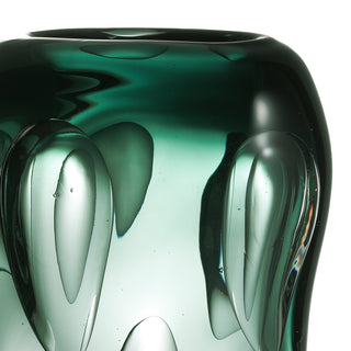 Vase Sianni S green glass