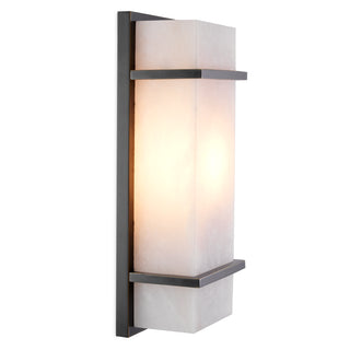 Wall Lamp Spike S bronze highlight finish alabaster