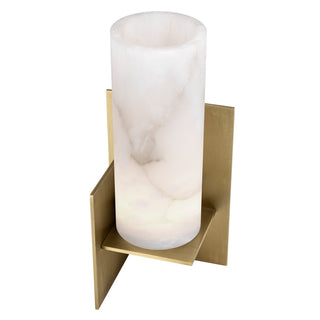 Table Lamp Frisco antique brass finish alabaster