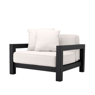 Outdoor Chair Cap-Antibes black sunbrella canvas