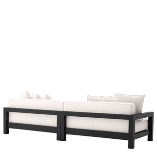 Outdoor Sofa Cap-Antibes black sunbrella canvas