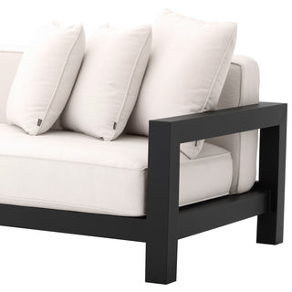 Outdoor Sofa Cap-Antibes black sunbrella canvas