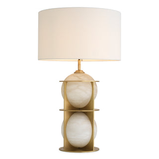Table Lamp Eternity antique brass finish incl shade
