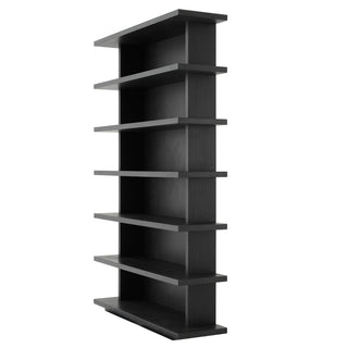 Cabinet Malibu charcoal grey oak veneer