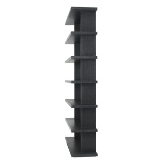Cabinet Malibu charcoal grey oak veneer