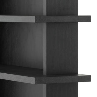 Cabinet Malibu charcoal grey oak veneer