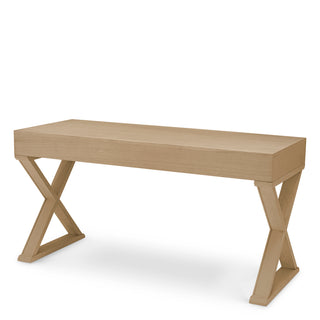 Desk Sardinia natural oak veneer