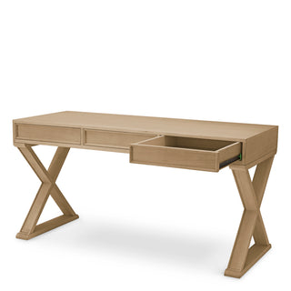 Desk Sardinia natural oak veneer
