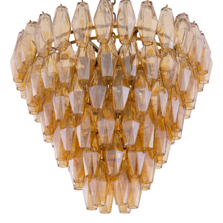 Chandelier Benini S antique brass finish