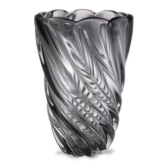 Vase Contessa L grey glass