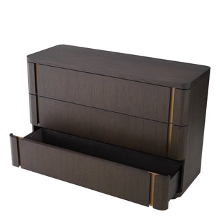 Dresser Modesto mocha crown oak veneer