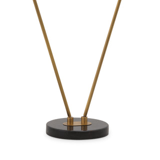 Floor Lamp Asta Double antique brass finish