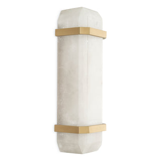 Wall Lamp Pandora alabaster antique brass finish