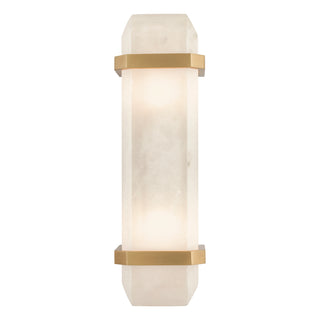 Wall Lamp Pandora alabaster antique brass finish