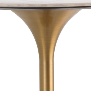 Bar Table Tazio white marble look top