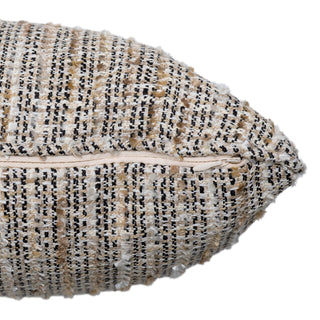 Beige Throw Pillow Mademoiselle