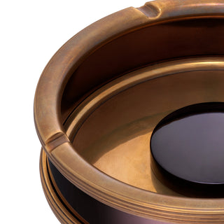 Ashtray Ella vintage brass finish