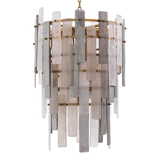 Chandelier Greyson antique brass finish