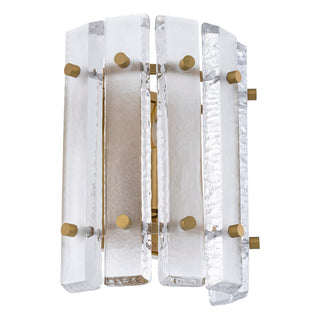 Wall Lamp Blason Single antique brass finish