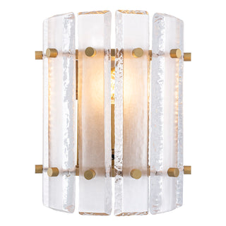 Wall Lamp Blason Single antique brass finish