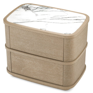 Nightstand Cabana washed oak veneer