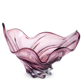 Bowl Ace pale pink glass